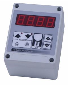 Digitale thermostaat in kunststof behuizing TS-8000